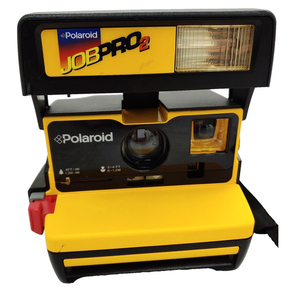 Polaroid Job Pro 2 Instant Film Camera UNTESTED with Strap 2000s - Picture 1 of 16